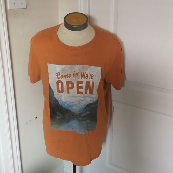 Old Navy Men T-shirt XL Orange - Picture 1 of 16